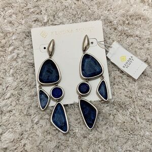 Kendra Scott Blue Geometric Earrings